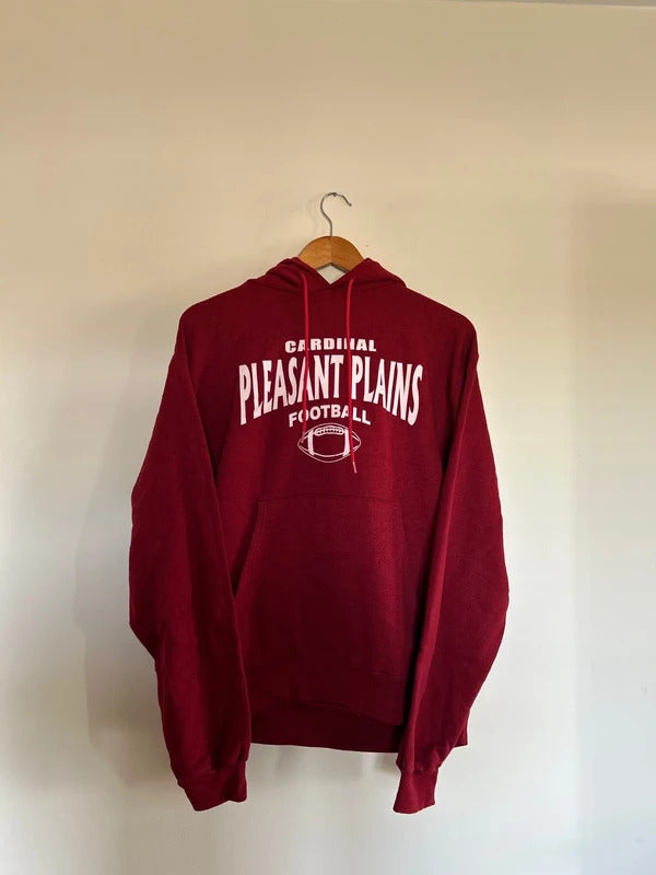 Champion Cardinal Football Hoodie Burgundy Medium