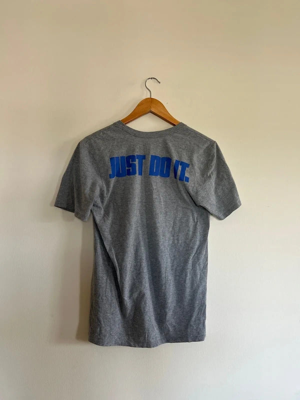 Vintage Nike Just Do It T-shirt Grey Small