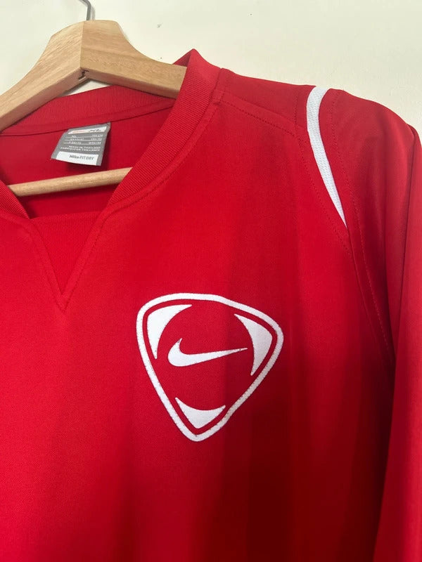 Vintage Nike Tiempo Training Shirt Red XL