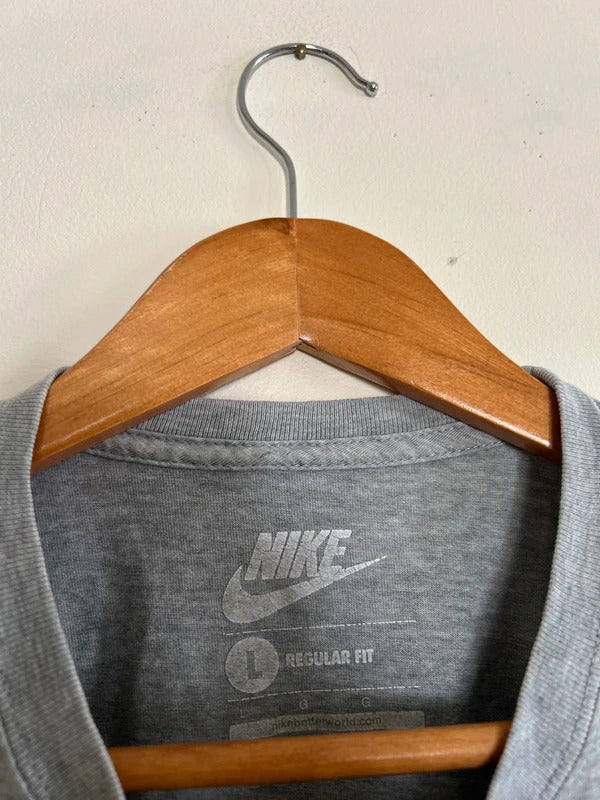 Vintage Nike Air Print T-shirt Grey Large