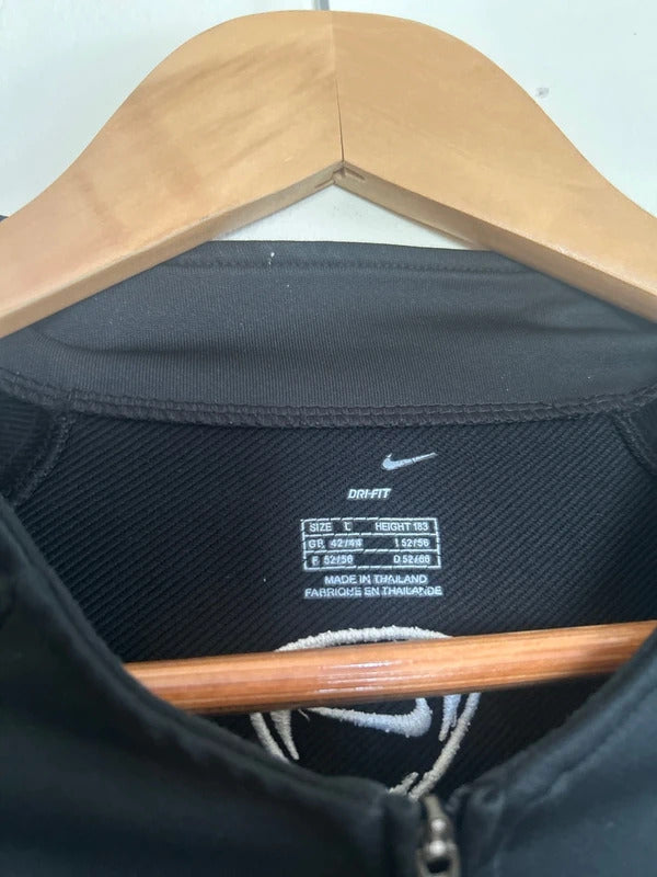 Vintage Nike Total 90 Dri-fit 1/4 Zip Black Large