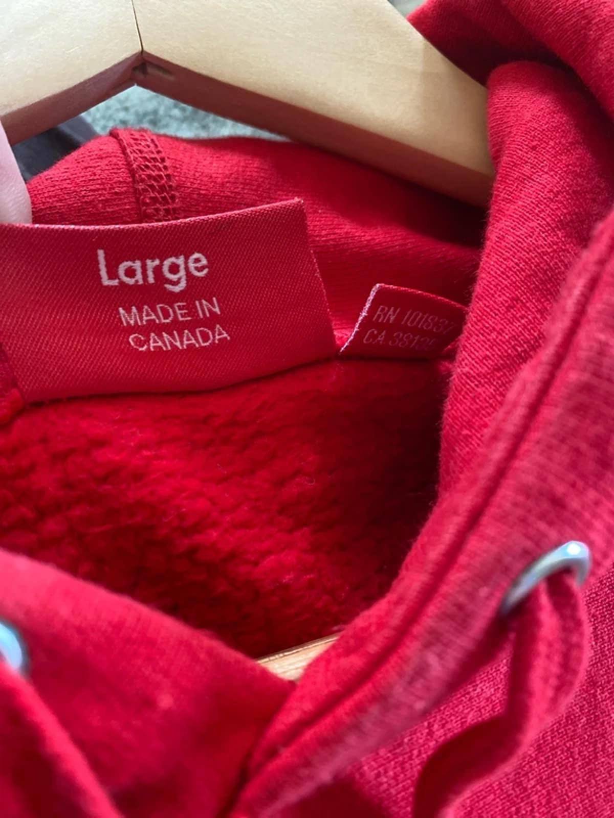 Supreme Cross Box Logo Hoodie Red Large