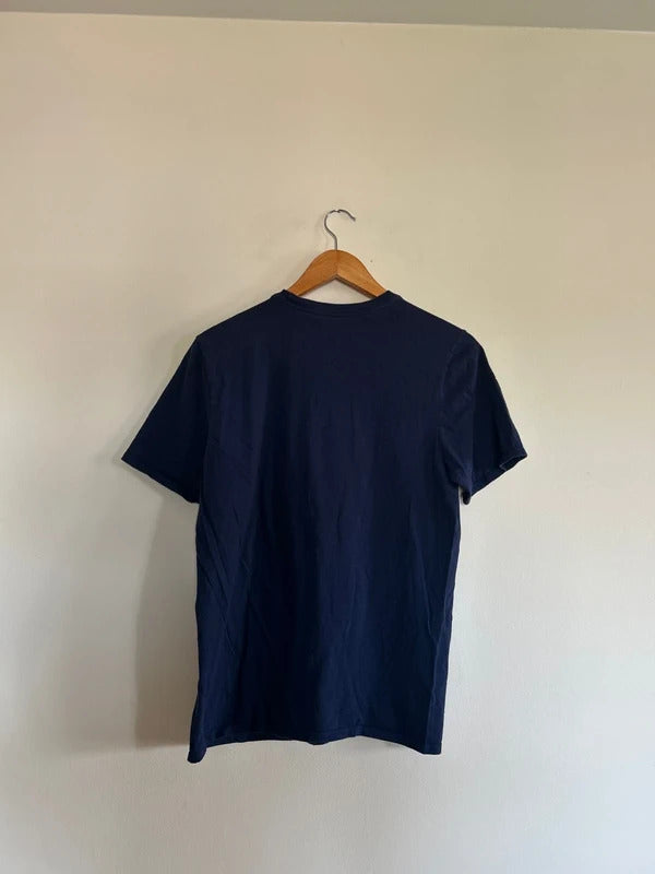 Vintage Nike Swoosh T-shirt Navy Medium