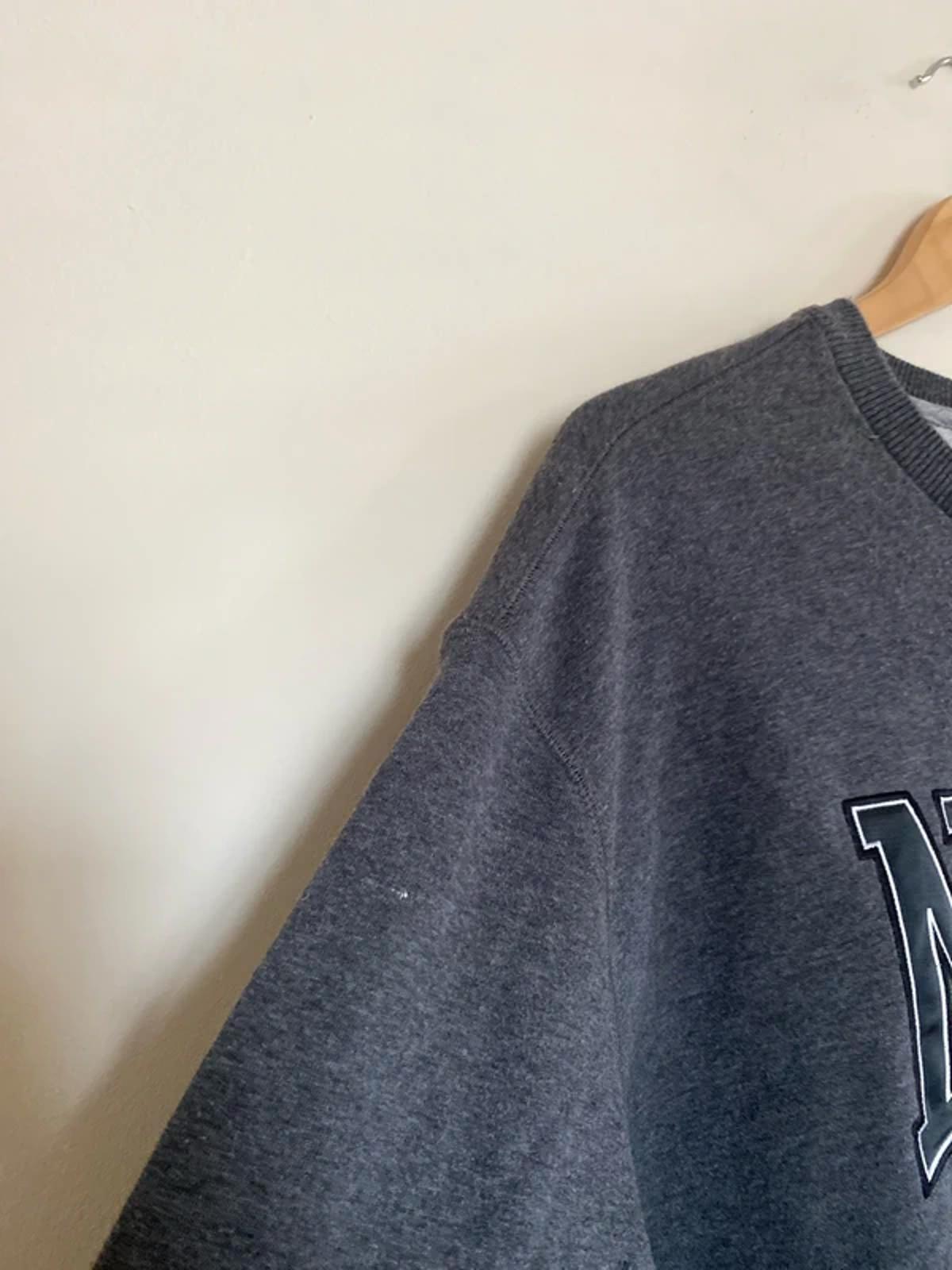 Vintage Nike Spell Out Crewneck Jumper Grey XXL