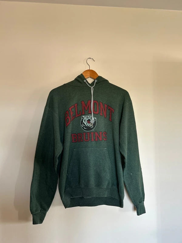 Champion Belmont Bruins Hoodie Green Medium