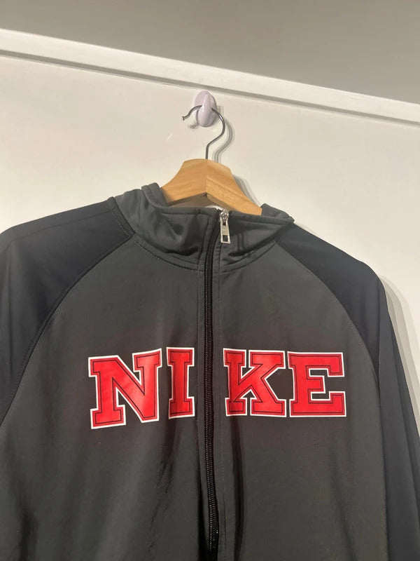 Vintage Nike Spellout Zip Up Jacket Medium
