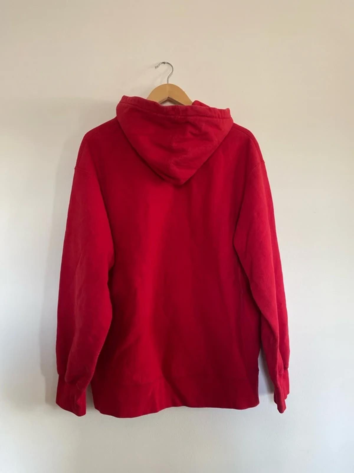 Supreme Cross Box Logo Hoodie Red Large