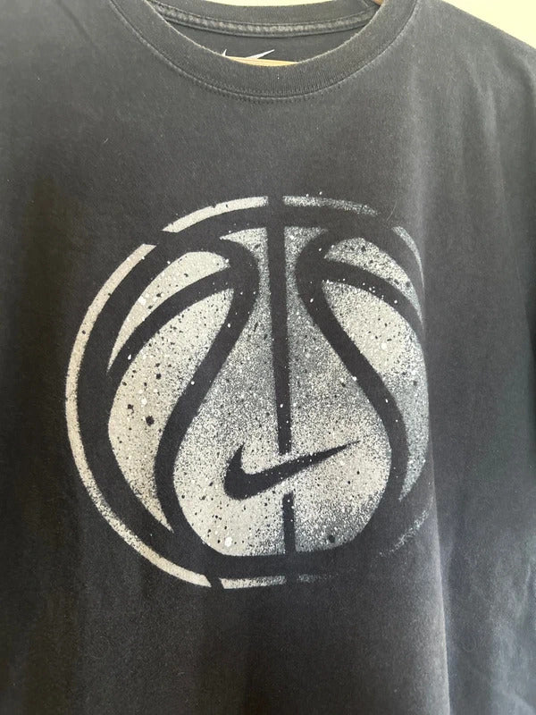 Vintage Nike Basketball T-shirt Black XL