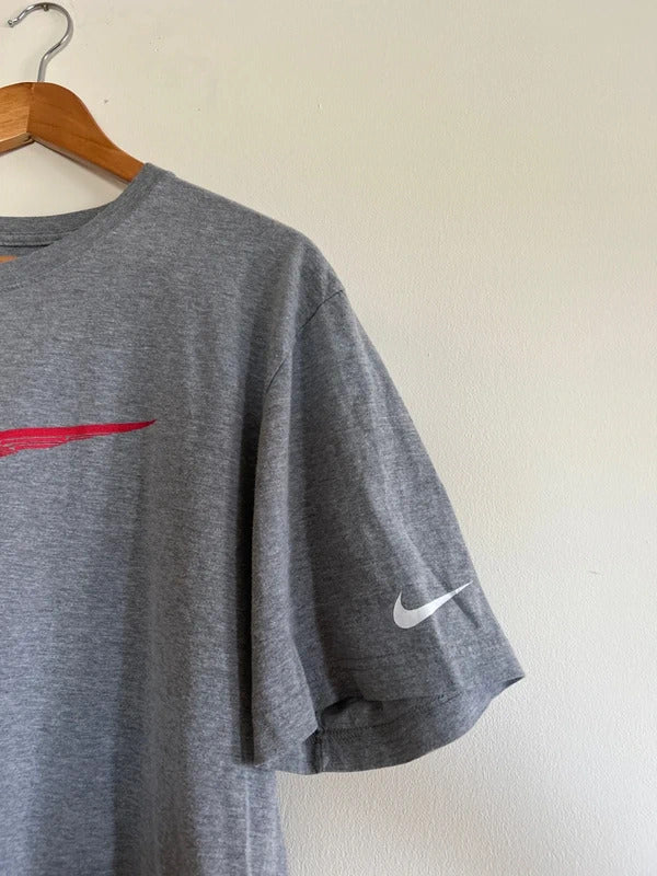 Vintage Nike Swoosh T-shirt Grey XL