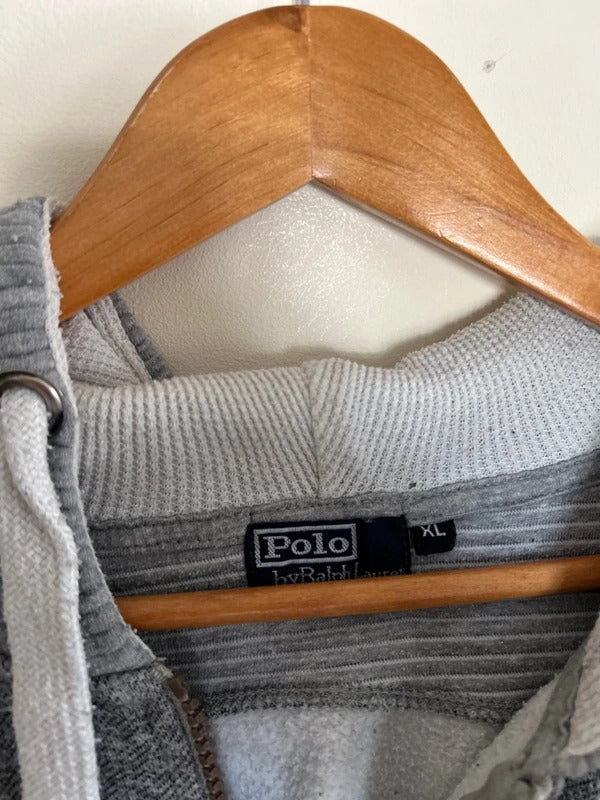 Ralph Lauren Zip Up Jacket Grey Large