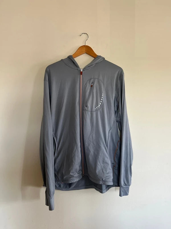 Vintage Nike Dri-fit Zip Up Jacket Grey XL