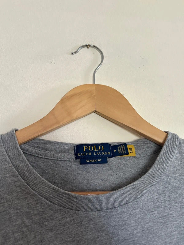 Ralph Lauren Polo Spell Out T-shirt Grey Medium