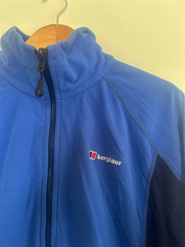 Berghaus Fleece Zip Up Jacket Blue Large
