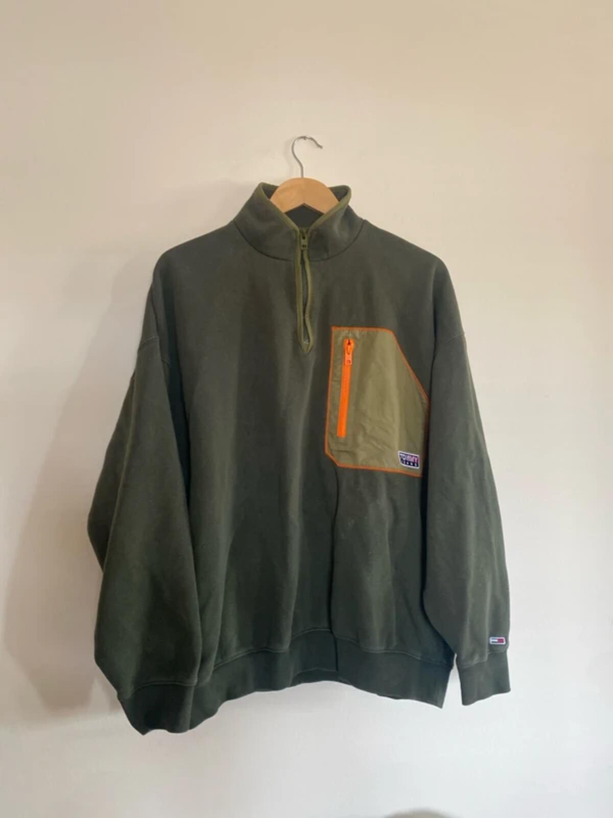 Tommy Hilfiger Fleece Lined 1/4 Zip Jumper Small