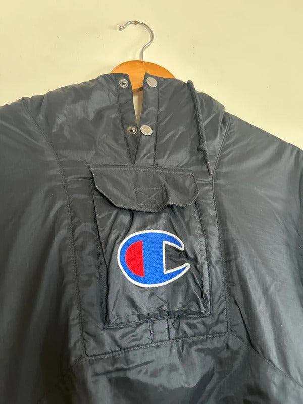 Supreme x Champion Pullover Parka Black Medium