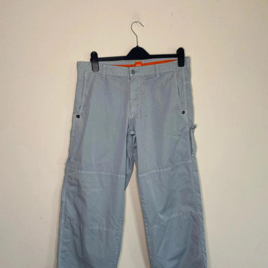 Hugo Boss Cargo Trousers Blue Large
