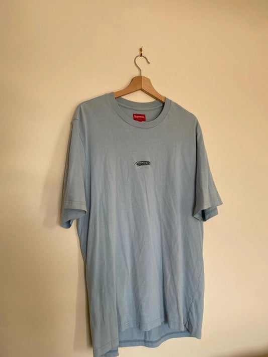 Supreme Oval S/S T-shirt Blue Large